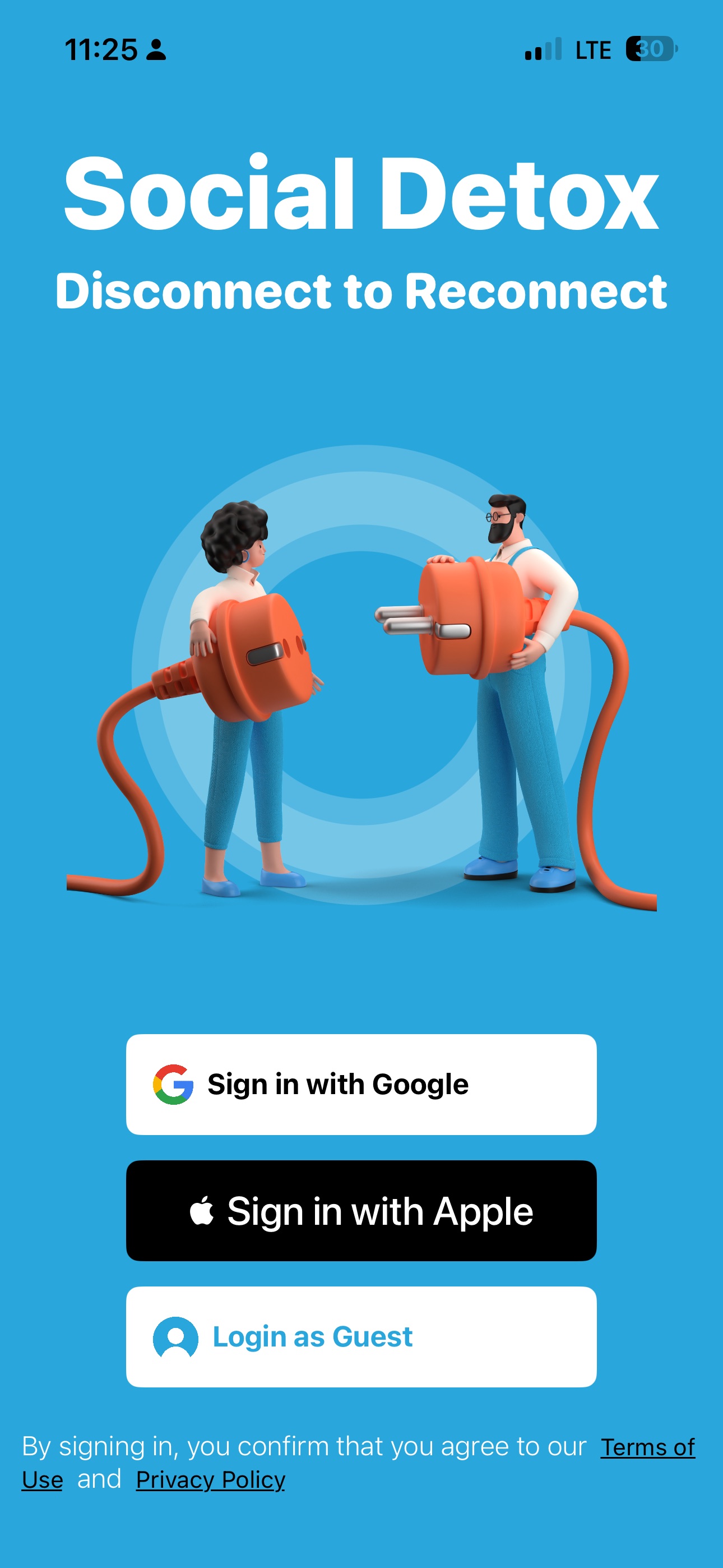 Disconnect to reconnect