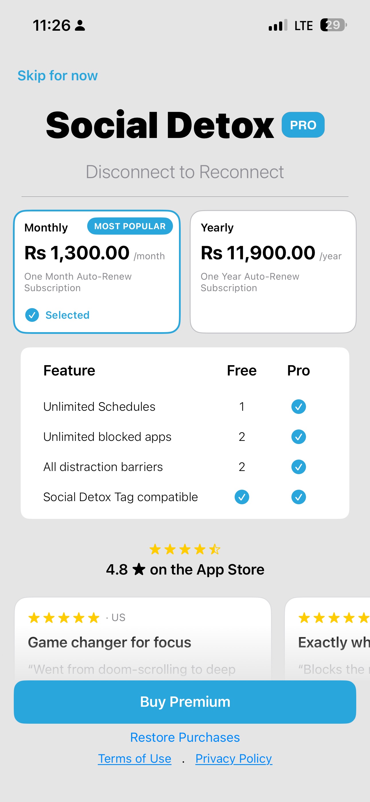 Social Detox Pro